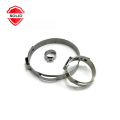 Adjustable SS304 Stainless Steel Pipe Clamp Single Ear Stepless Hose Clamp